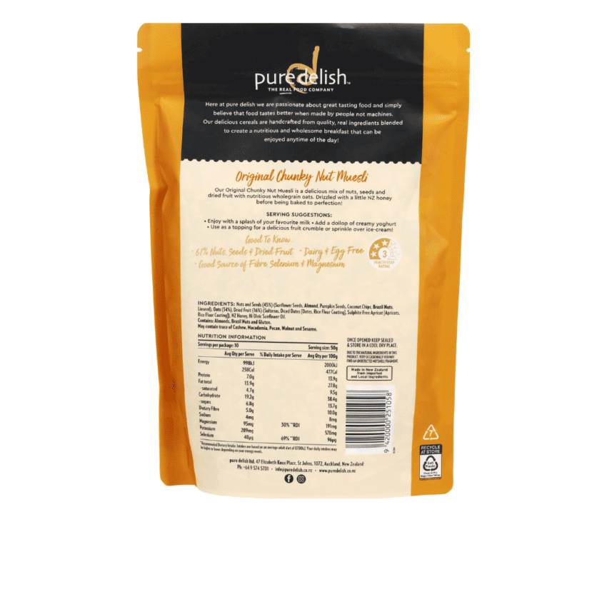 Original Chunky Muesli 500g - Image 2