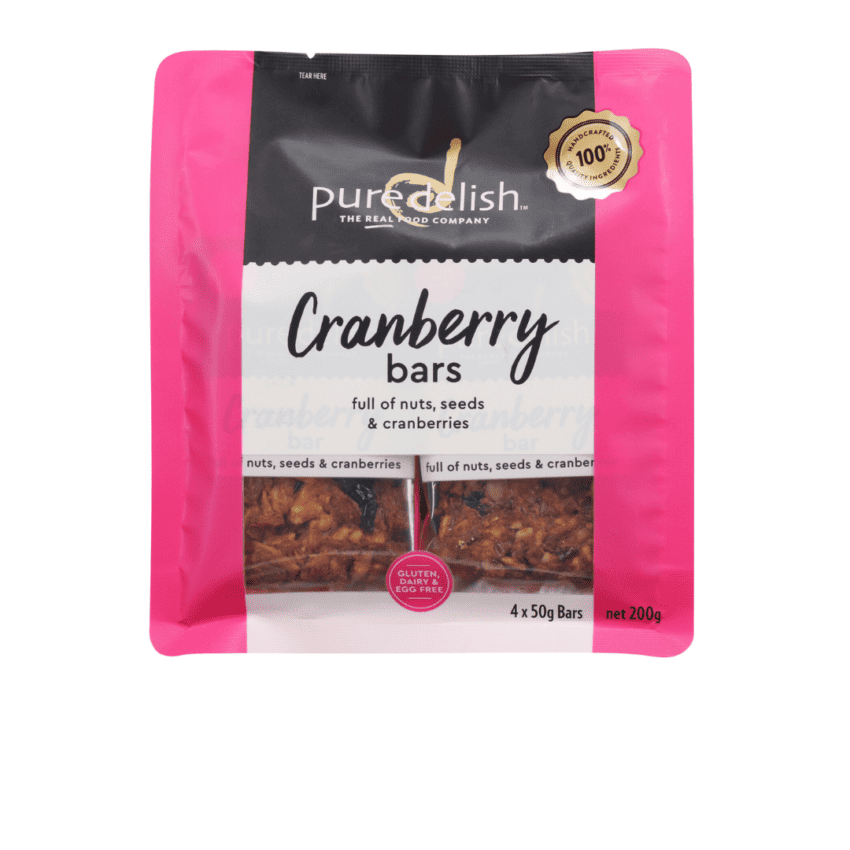 Cranberry Bar Multipack (4 bars)