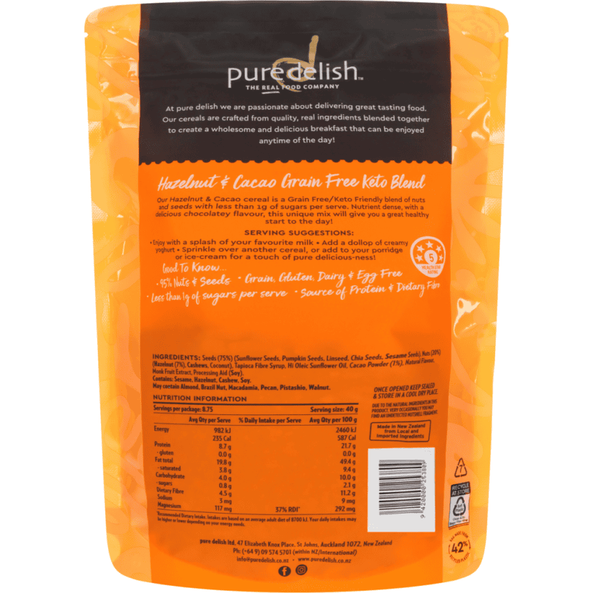 Hazelnut & Cacao Grain Free Keto Blend - Image 2