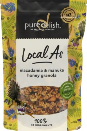 Macadamia & Manuka Honey Granola Local As