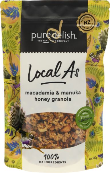 Macadamia & Manuka Honey Granola Local As