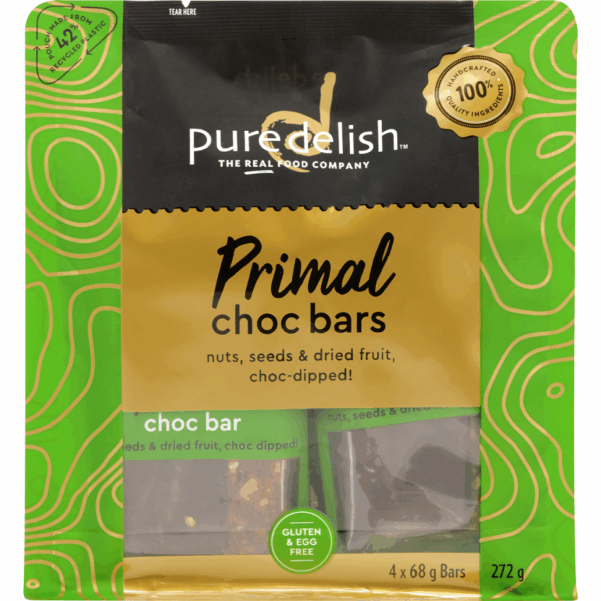 Primal Choc Bar Multi Pack (4 bars)